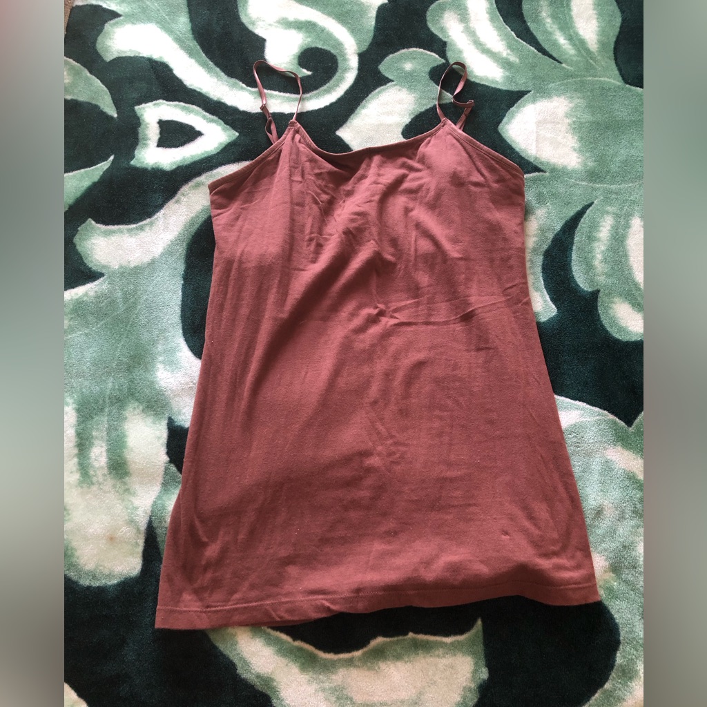 Womenâs Sexy Brown Spaghetti Strap Tank Top